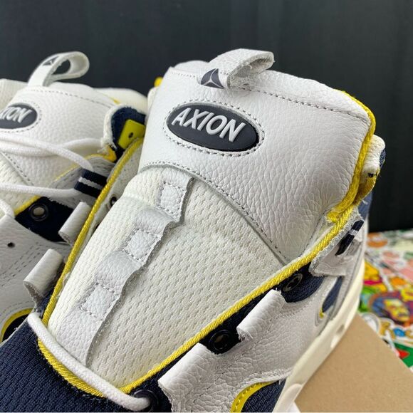 Axion Genesis Navy Yellow Skate Shoes Mens Various Sizes - Picture 7 of 16